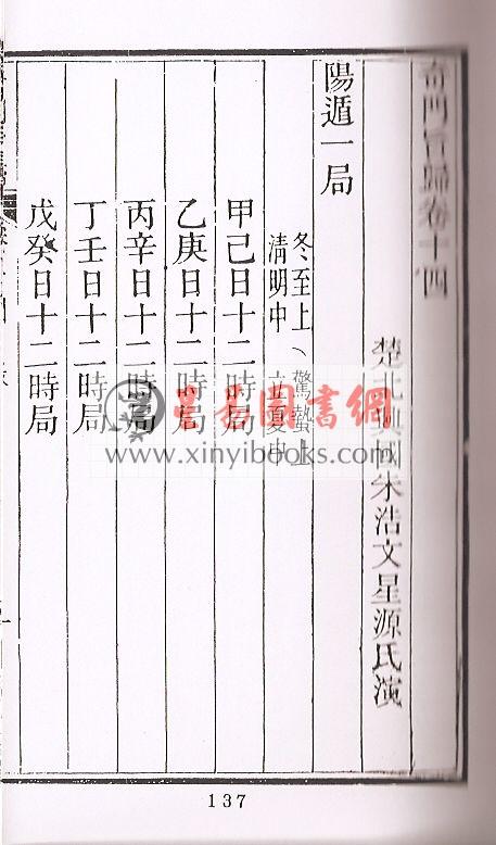 清·朱浩文星源：奇门旨归（全八册） 最後1套