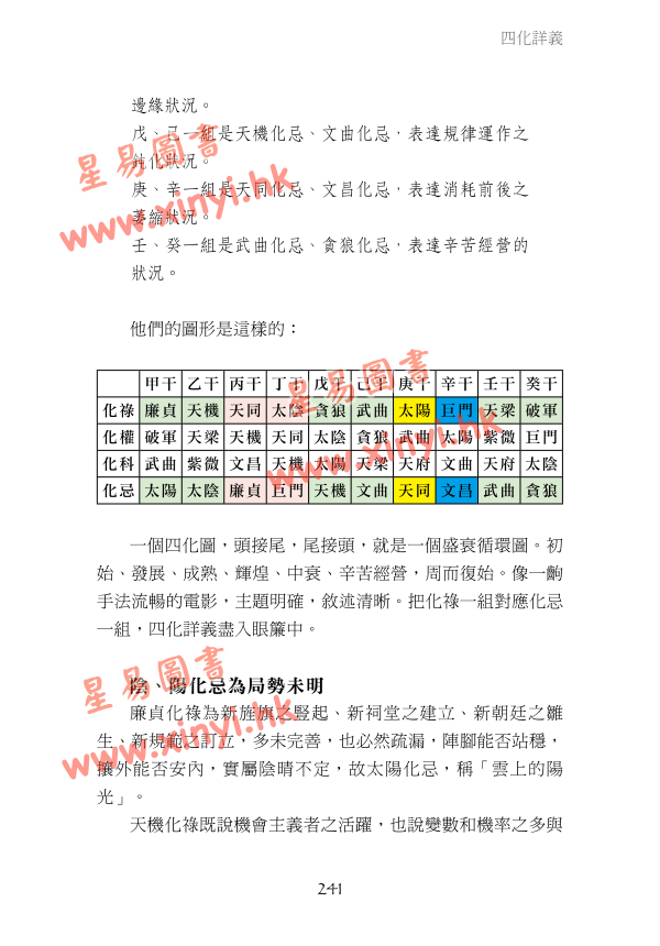 叶汉良：斗数卷（卷五）星象本纪（乙巳再行）